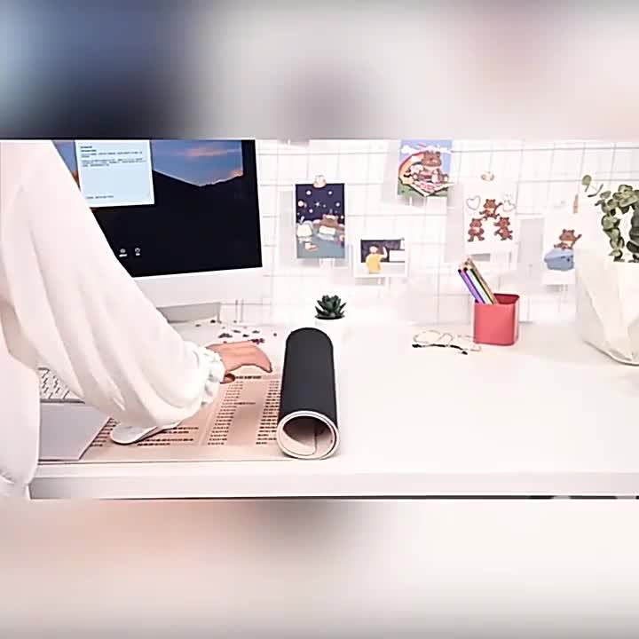 อะนิเมะ Maplestory Mouse Pad สีชมพูน่ารัก Kawaii เกมเมอร์อุปกรณ์เสริม