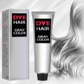 2023 NEW Silver Gray Hair Dye, Silver Gray Natural Hair Dye Cream, Lushadows Silver Hair Dye, Silver Hair Color, Unisex Fashion Dye for All Hair Types (1 PCS). 