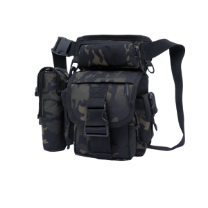 Waterproof Military Tactical Drop Leg Pouch Bag Type B Cross Over Leg Rig Outdoor Bike Cycling Hiking Thigh Bag