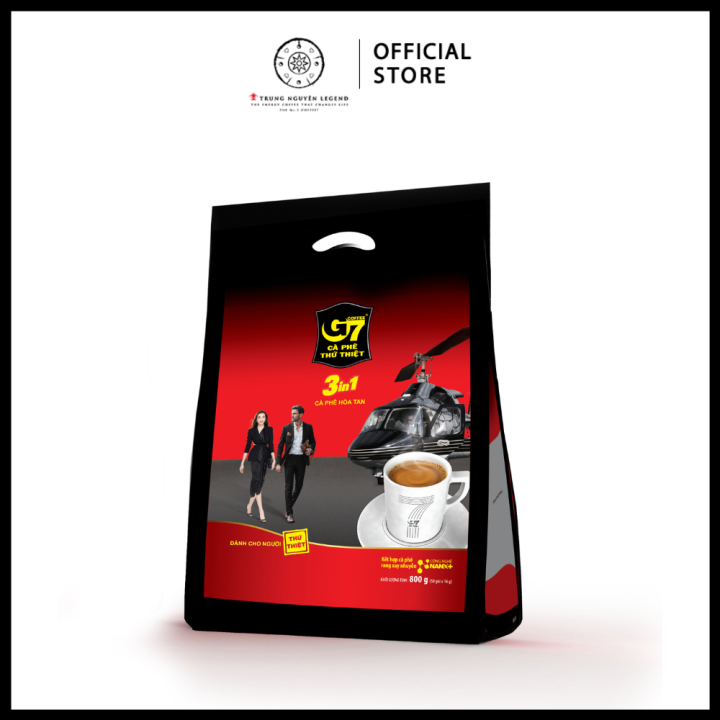 Trung Nguyên Legend - Cà phê sữa hòa tan G7 3in1 - Bịch 50 sticks x ...