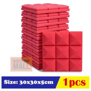 UMI 1pcs 30x30x5cm 9 Block Mushroom Soundproof Sponge Studio Sound Stop Absorption Panel KTV Recording Studio Acoustic Foam