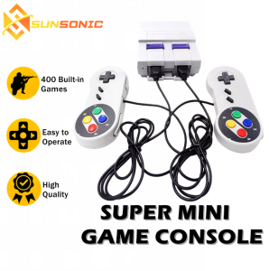 SUPER MINI Classic Game Anniversary Edition Entertainment System Dual Controllers Built-in 400 Classic Games AV Output