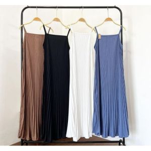 Wednesday APPAREL - Inner Dress Plisket Payung Manset Gamis Mayung Premium
