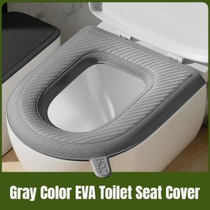 【Original+In Stock】Toilet Seat Cover for Bathroom EVA Toilet Seat Cushion Covers Washable Toilet Seat Cover with Handle Reusable