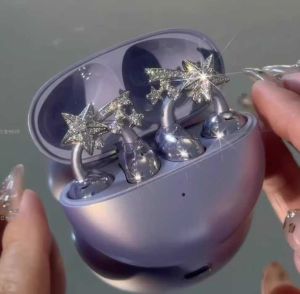 Tai nghe Bluetooth không dây và 1 cặp kẹp tai kim cương giảm tiếng ồn tai nghe chống nước