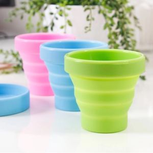 Outdoor Foldable Cup Portable Collapsible Retractable Cup Silicone Cup Telescopic Cup Travel Mugs