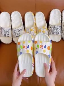 [Free Shipping] Cute Slippers For Women New Summer Styles For Outdoor Wear Indoor Use Bathroom And Showering Thick-Soled Non-Slip Sandals For Men