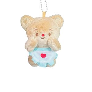 พวงกุญแจหมีตุ๊กตามาใหม่น่ารัก 9*11cm ขายส่งและปลีก มี 4 แบบให้เลือก New Cartoon Bear Keychain NYX YSK