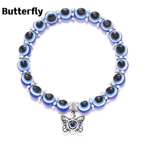 Evil Eye Bracelet Evil Eye Protection Lucky Charm with Hamsa Fatima Hand Evil Eye Bracelet Feng Shui Money Amulet