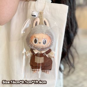 🇸🇬 Ready Stock Labubu Coca Cola Protective Case,LABUBU Dolls V1 V2 V3 Coke Transparent Protective Cover Thickened Doll Keychain