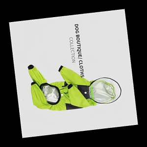 Pet Dogs Raincoats Transparent Hooded Cat Rainwear Puppy Rain Clothes Waterproof Pet Dog Jackets Outdoor Hiking Rainsuit