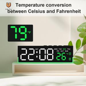 USB Charging LED Alarm Clock with Large Display Digital Desk Clock for Living Room Home Decor[Ueb Shop]