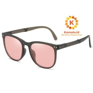 Kacamata Hitam Wanita Lipat / Kacamata Hitam Korea Lipat / Kacamata Fashion Wanita Lipat