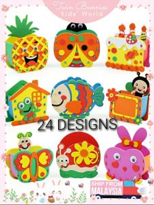 💥Clearance💥EVA DIY Pencil Holder Pemegang Pensel Budak Kids handmade Pencil Holder handmade Goodies Party Gift