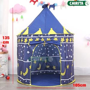Lều Cho Bé Gái Bé Trai Hình Lâu Đài - Lều Bóng Tự Bung Công Chúa Hoàng Tử Nhà Đồ Chơi Chirita