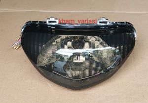revektor lampu depan mio sporty / lampu depan mio sporty mika smoke