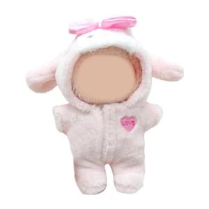 Doll Cartoon Costume Cosplay Romper For 17Cm Sitting Doll Plush Figure Character Doll Clothes for Child Pretend Play