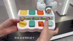 Interactive Pop Up Animals Toy For Toddlers Baby Early Education Developmental Cause And Effect Toy