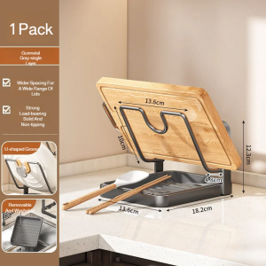 Multifunctional kitchen countertop shelf