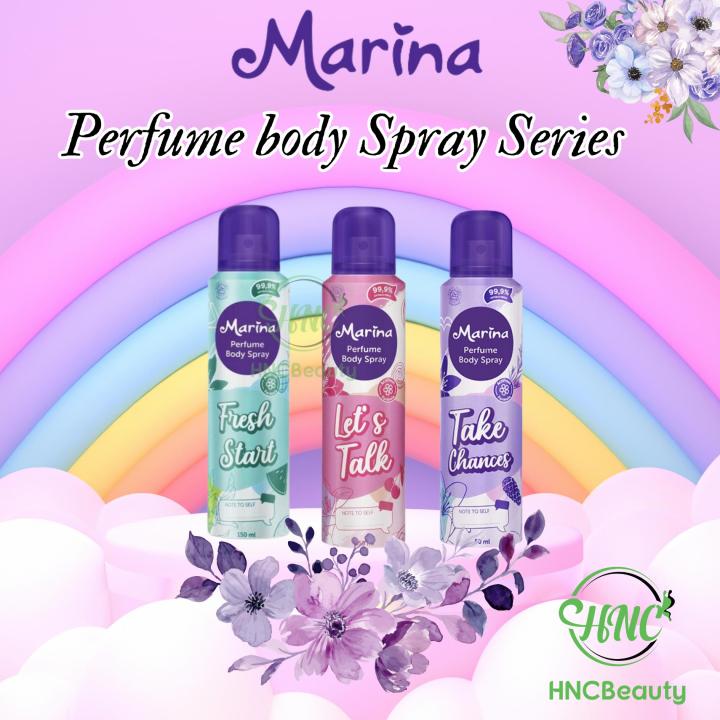MARINA Perfume Body Spray 150ml Parfum Badan Pengharum