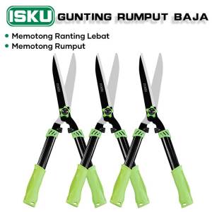 ISKU Gunting Rumput Baja Gunting Ranting 65 Baja Mangan Gunting Yang Disesuaikan 530mm Gunting Kebun