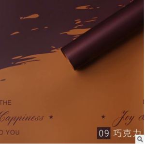 Flower Wrapping Paper Cellophane Waterproof Hand Buket kb6018