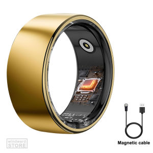 Smart Ring for Women Men Activity/Sleep/Heart Rate/HRV/Stress/Women Health Magnetic Charging Tracker-IP68 Waterproof/Wearable-No Subscription Fee Couple Rings Required-Compatible With iPhone Android