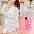 NatureNectarR Sexy Satin Night Robe Lace Bathrobe Perfect Wedding Bride Bridesmaid Robes. 