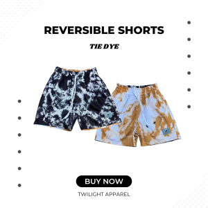 Twilight 2-in-1 Reversible Mesh Sublimation Shorts Above the Knee | Shorts for Men |