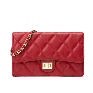 Dazzlin 2025 New Fashion Rhombus Chain Bag Classic Style Niche Bag High Sense Female Winter Versatile Womens Cross-Body Bag