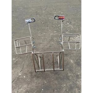 BẢO VỆ ĐÈN HẬU XE CUB 82 - DD - DH - CUSTOM INOX