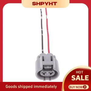 SHPYHT✨ 1 Pc 2 Pin Female Male Electronic Fan Plug Auto Connector With Wire 176146-6 176143-6