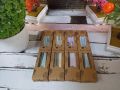 (25 PCS) Souvenir 1 SET Sendok Garpu Sumpit Travel Go Green Kemas Box Rustic Coklat Murah Unik Mewah. 