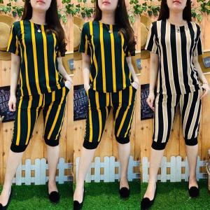 SETELAN MOCCA STRIPE 7/8 340-33