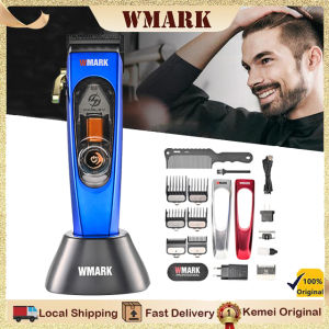 WMARK NG-9004 HAIR CLIPPER Elite Barber and Salon Supplies Professional High Speed Cordless Hair Clipper Ultra-strong Electric Pusher Wmark Original Hair Clipper