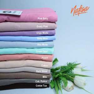 Jilbab Non Pad Nafisa At Home Size lengkap (XS M L XL Jumbo & Super Jumbo) Hijab Instan Tanpa Bergo Jilbab Tali Pad Antem