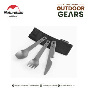 NATUREHIKE Titanium Folding Tableware Cutlery
