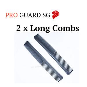 [SG] 2 x Long Combs for Hairstyling Styling Hair Haircut Plastic Comb