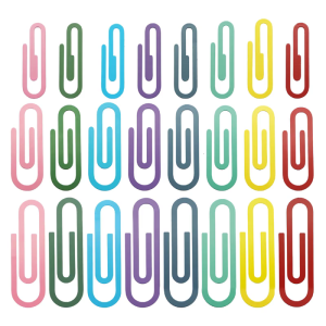8PCS Candy Colored Large Clips Metal Fasteners for Documents Organization