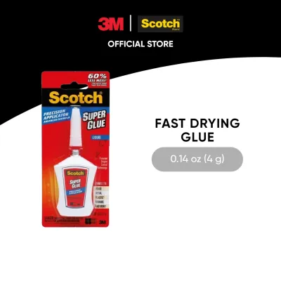 3M™ Scotch® Advanced Formula Super Glue Liquid 1 pc/pack 4 g/pc For wood metal plastic ceramic