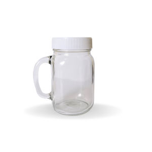 Drinking Jar Polos 500 mL / Gelas Minum Kaca / Gelas Toples