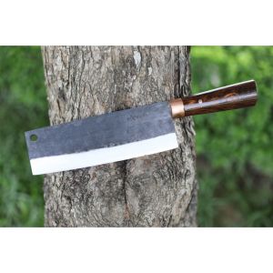 Dao thái đa năng bản 7cm sắc bén cán gỗ khâu đồng đỏ cầm đầm tay chắc chắn CHÍNH HÃNG MỘC NHIÊN