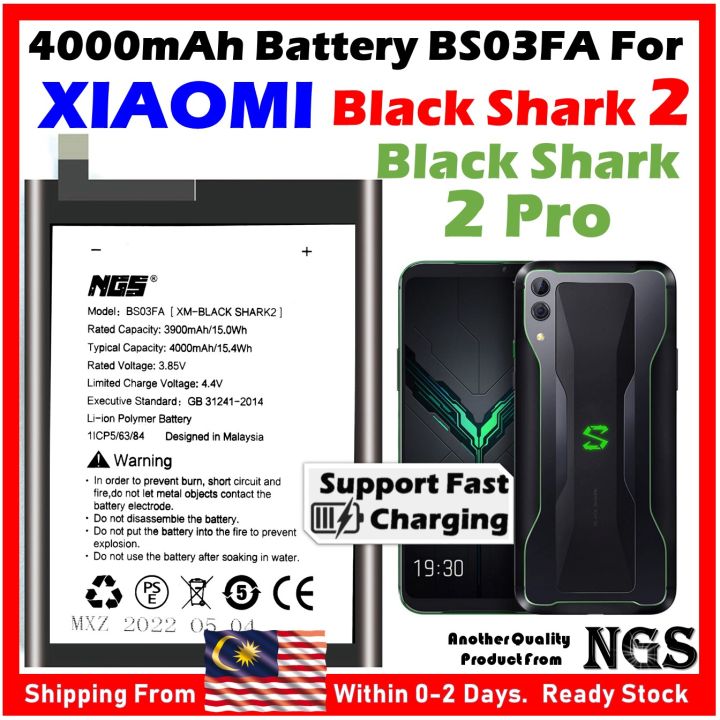 ORI NGS Brand 4000mAh Battery BS03FA Compatible For XIAOMI Black 