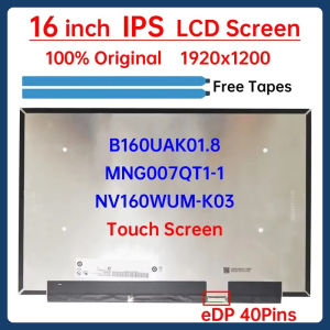 16 Inch LCD Touch Screen B160UAK01.8 NV160WUM-K03 MNG007QT1-1 For Lenovo IdeaPad Slim 5 16AKP10 16IAH10 16IRH10/R Display Panel