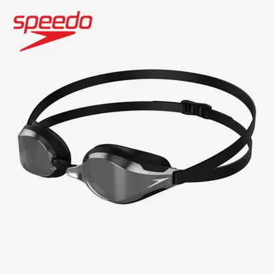 Speedo Unisexs Goggles - Fastskin Speed Socket 2.0 Mirrored - Black/Silver/(Chrome) - 8-108973515