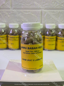 Obat Herbal Untuk Asam urat Maag Lambung dan GERD - Jamu Babah Kuya (KAPSUL)