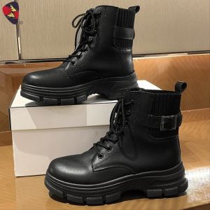 Katerina Fashion Korean Ankle Garter Boots Shoes For Women #K-368