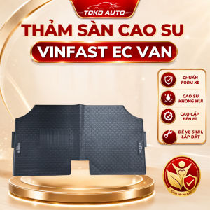 Thảm lót sàn cao su xe Vinfast EC VAN - Sàn Cao Su EC VAN Hàng đẹp không mùi dễ vệ sinh