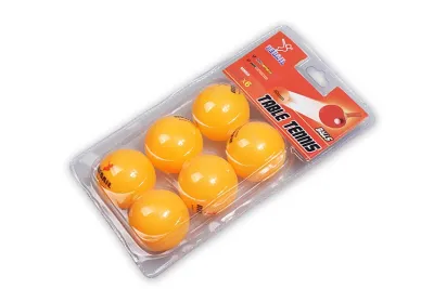6 pcs High quality Material Ping Pong Balls More Durable Advanced Training Table Tennis Balls(Practice Ping Pong Ball)