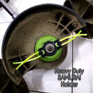 HEAVY DUTY Samurai Nylon TrimmerLine Holder - Tapak untuk Tali Nylon Mata Mesin Rumput Bateri -for GRASS  CUTTER TRIMMER